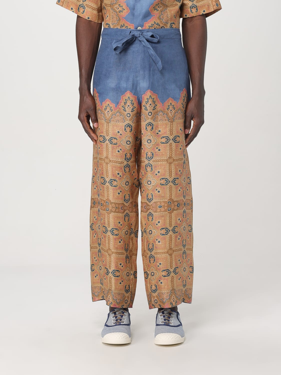VALENTINO PANTS: Pants men Valentino, Multicolor - Img 1