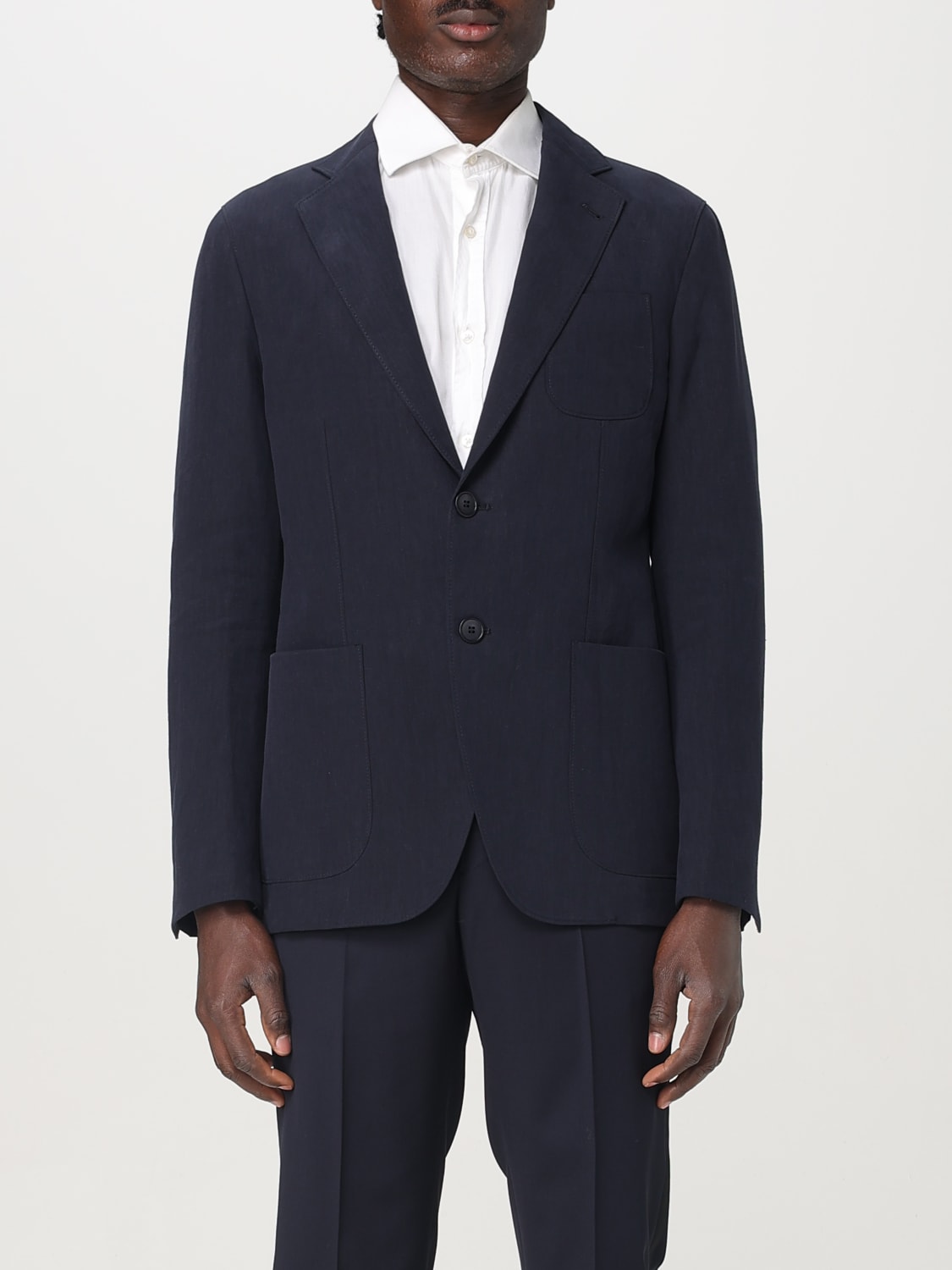 GIORGIO ARMANI КУРТКА: Блейзер Мужское Giorgio Armani, Синий - Img 1