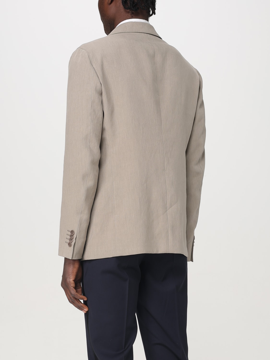 GIORGIO ARMANI JACKET: Blazer men Giorgio Armani, Beige - Img 2