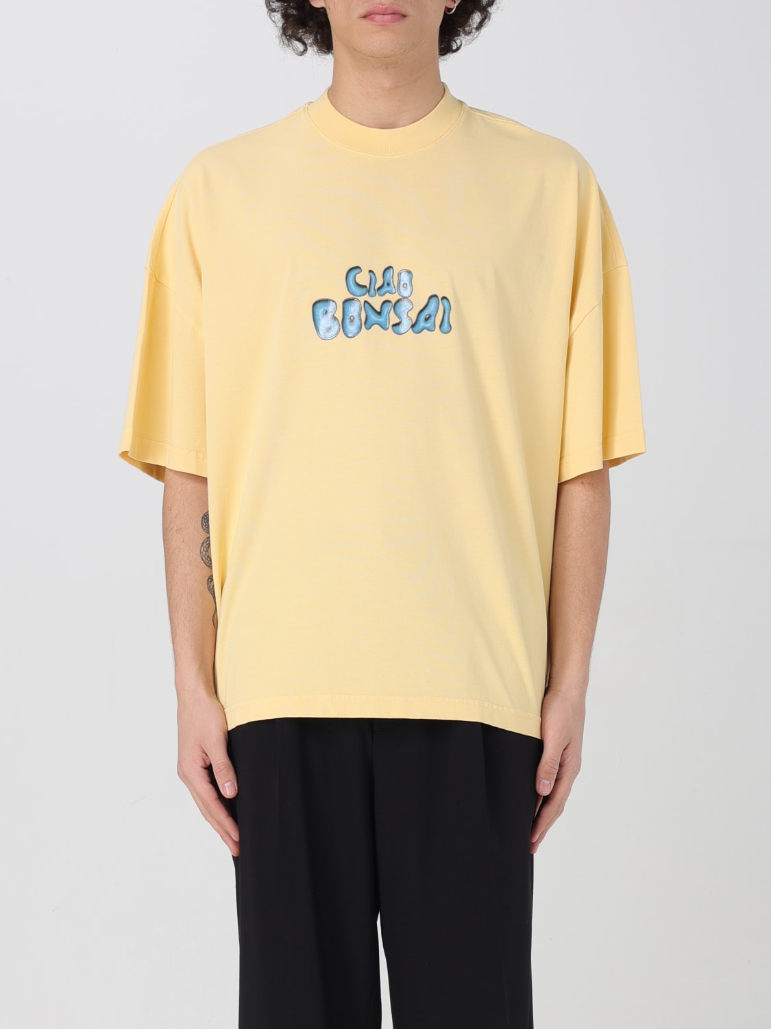 BONSAI T-SHIRT: T-shirt men Bonsai, Yellow - Img 1