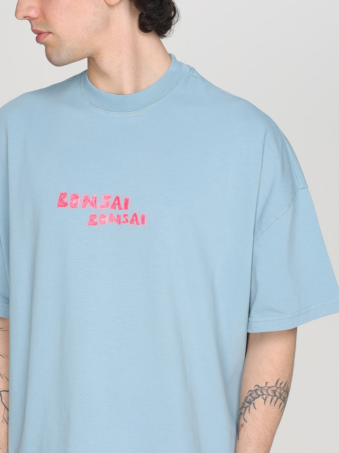 BONSAI T-SHIRT: T-shirt men Bonsai, Gnawed Blue - Img 3