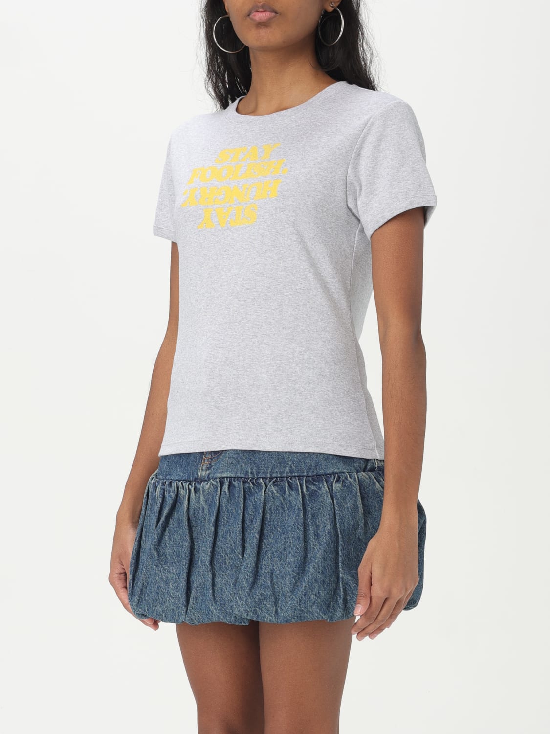 COPERNI T-SHIRT: T-shirt woman Coperni, Grey - Img 4