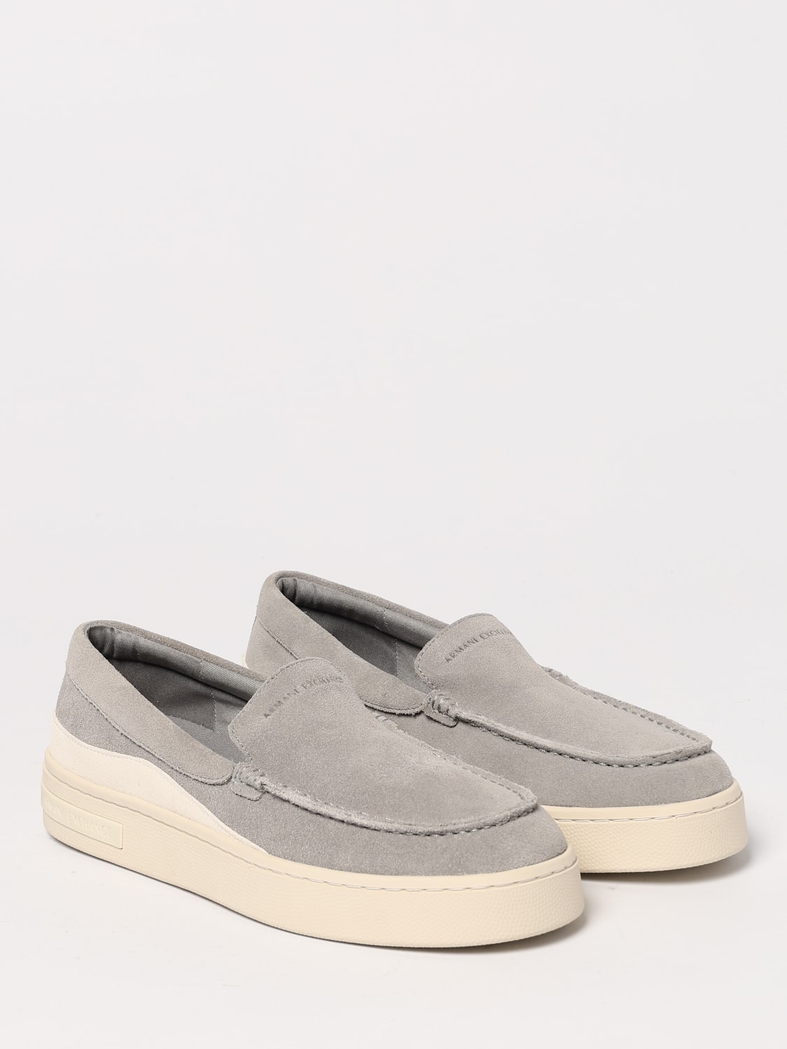 ARMANI EXCHANGE MOCASSINS: Chaussures homme Armani Exchange, Gris - Img 2