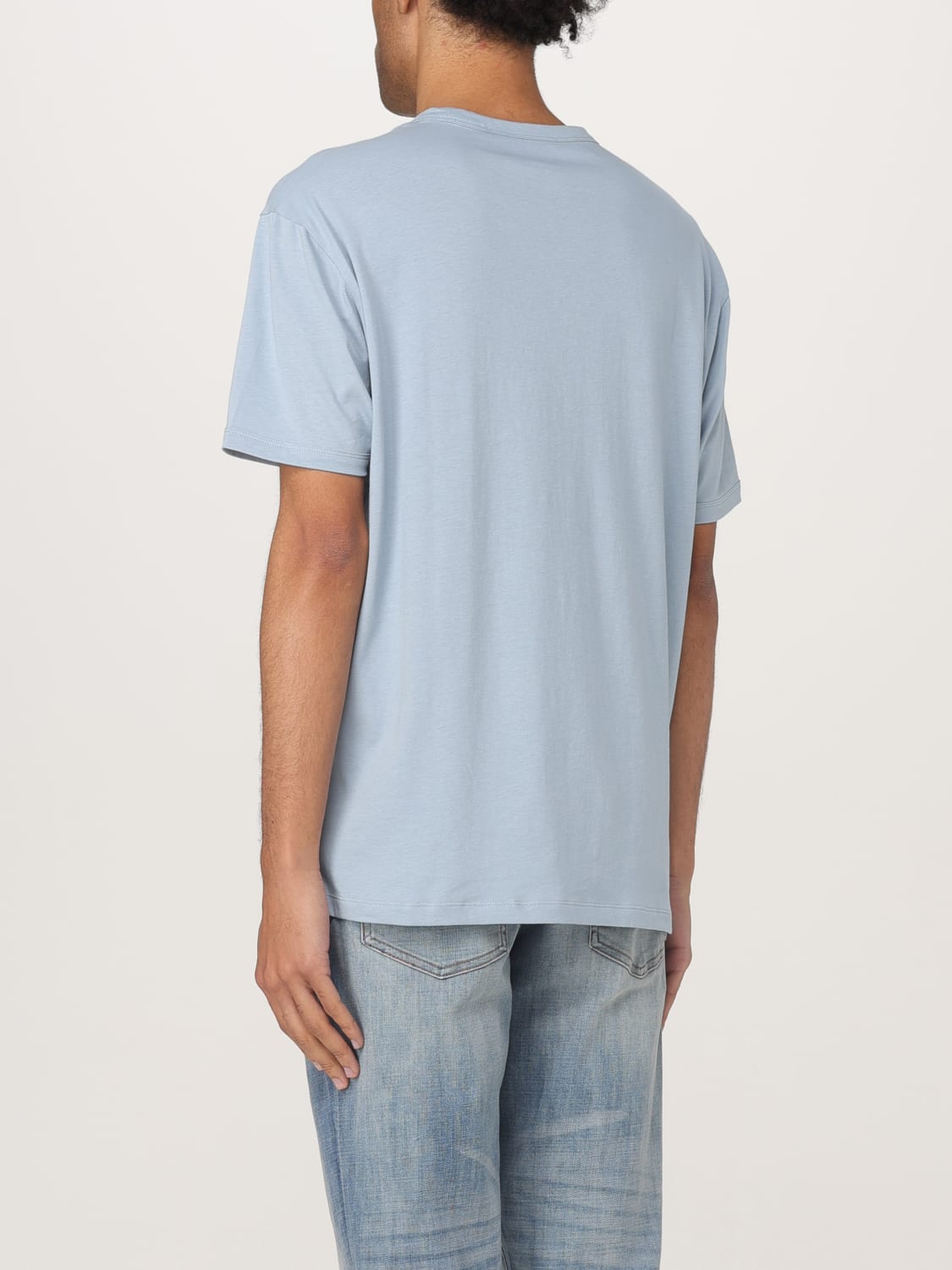 Tシャツ・カットソー ARMANI EXCHANGE Men T-shirt Gnawed Blue 8NZT76Z8H4Z U9287 ARMANI EXCHANGE: T-shirt men - Gnawed Blue | Armani Exchange