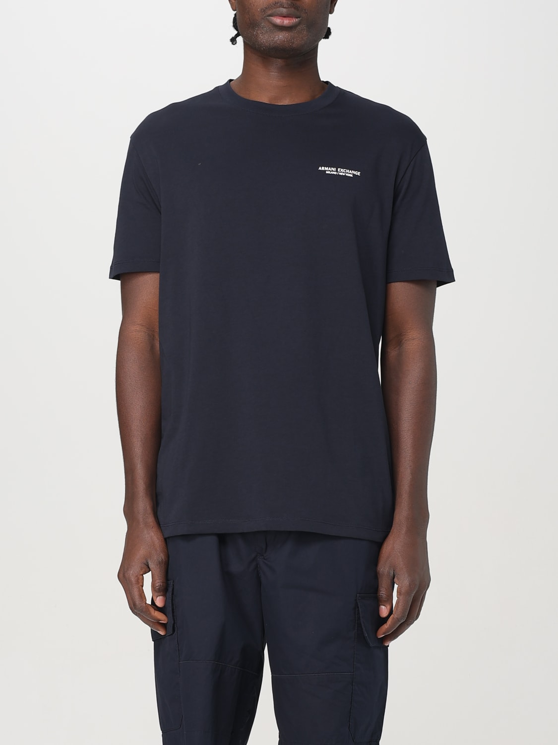 ARMANI EXCHANGE T-SHIRT: T-shirt men Armani Exchange, Blue - Img 1