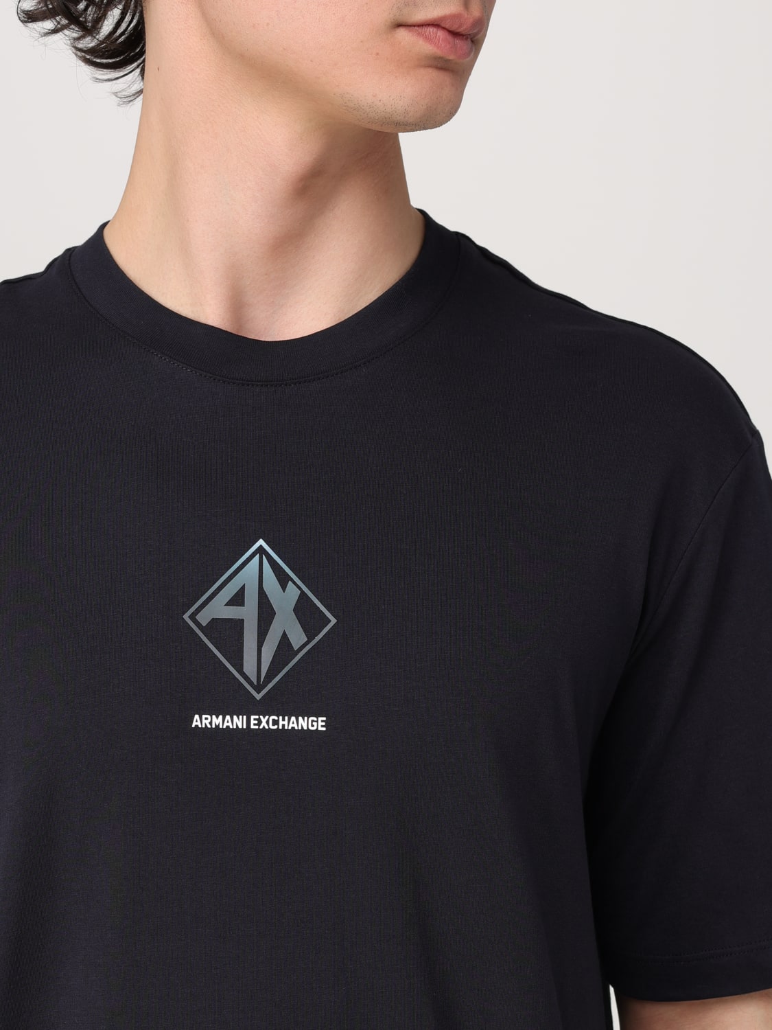 ARMANI EXCHANGE: T-shirt men - Blue | Armani Exchange t