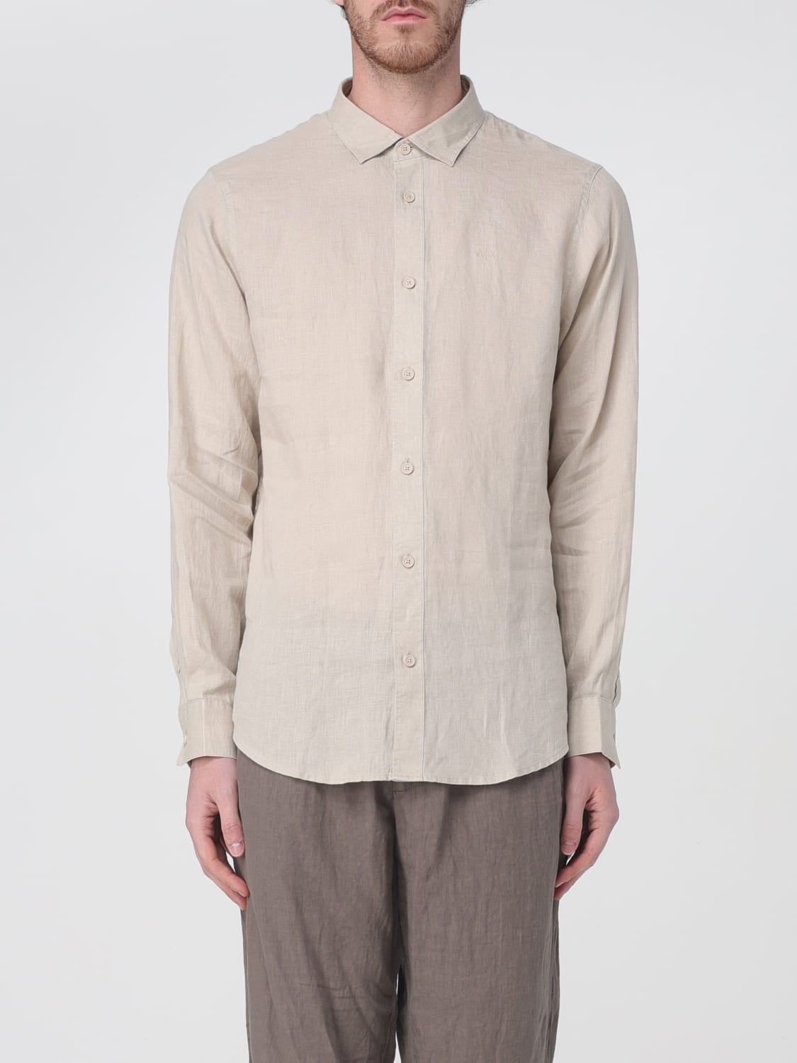 ARMANI EXCHANGE CHEMISE: Chemise homme Armani Exchange, Sable - Img 1