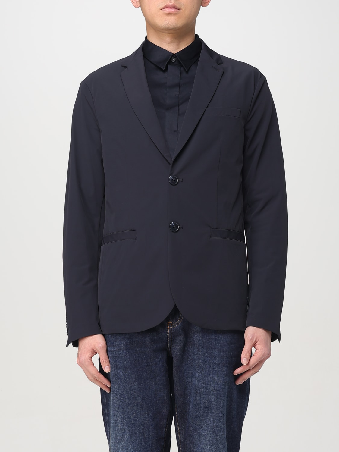 ARMANI EXCHANGE JACKET: Blazer men Armani Exchange, Blue - Img 1