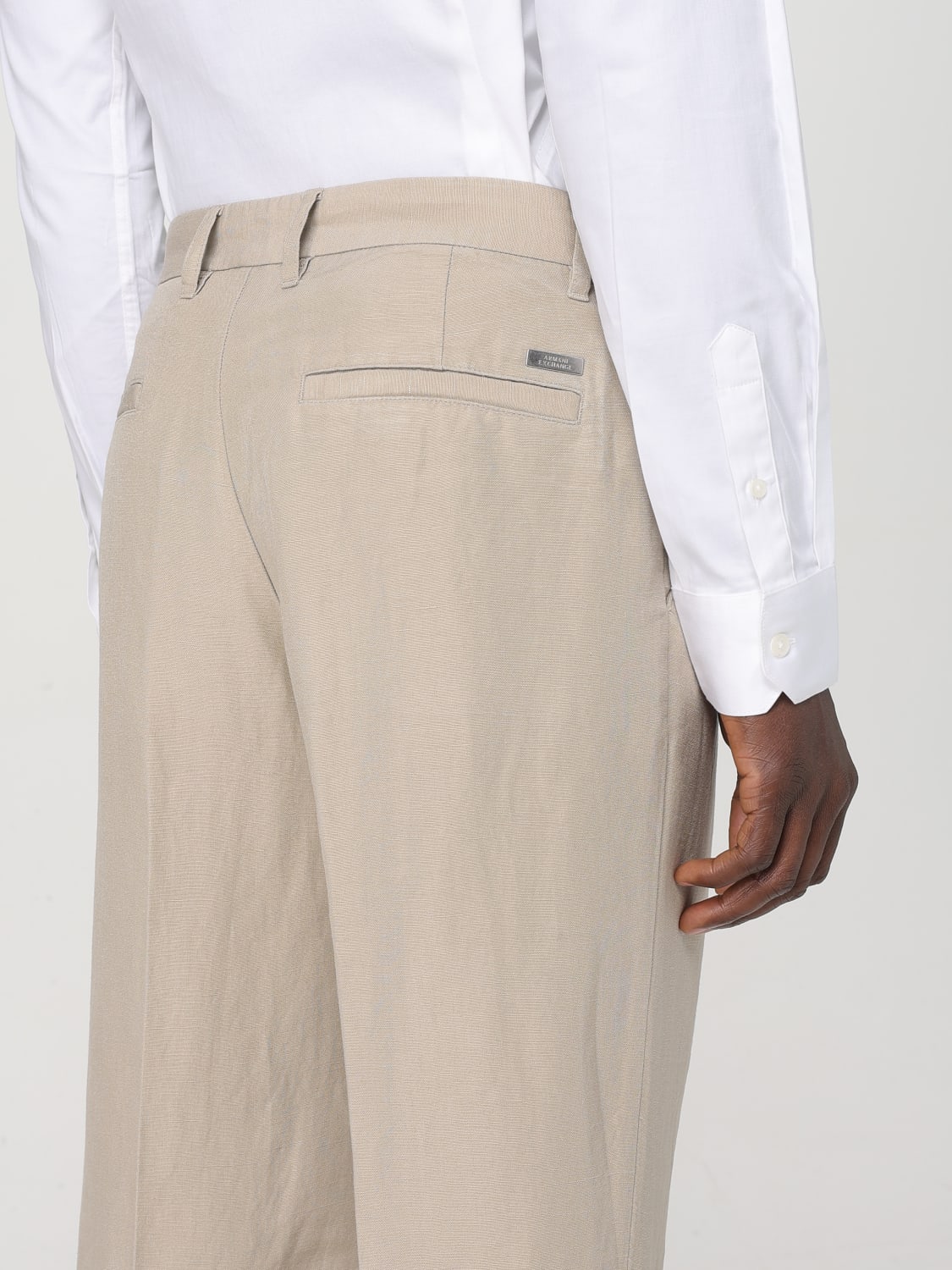 ARMANI EXCHANGE TROUSERS: Trousers men Armani Exchange, Beige - Img 4