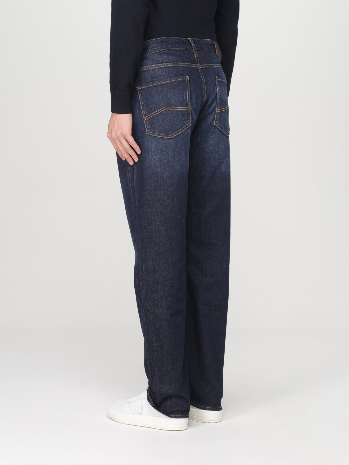 ARMANI EXCHANGE 牛仔裤: 牛仔裤 男士 Armani Exchange, 蓝色 - Img 2