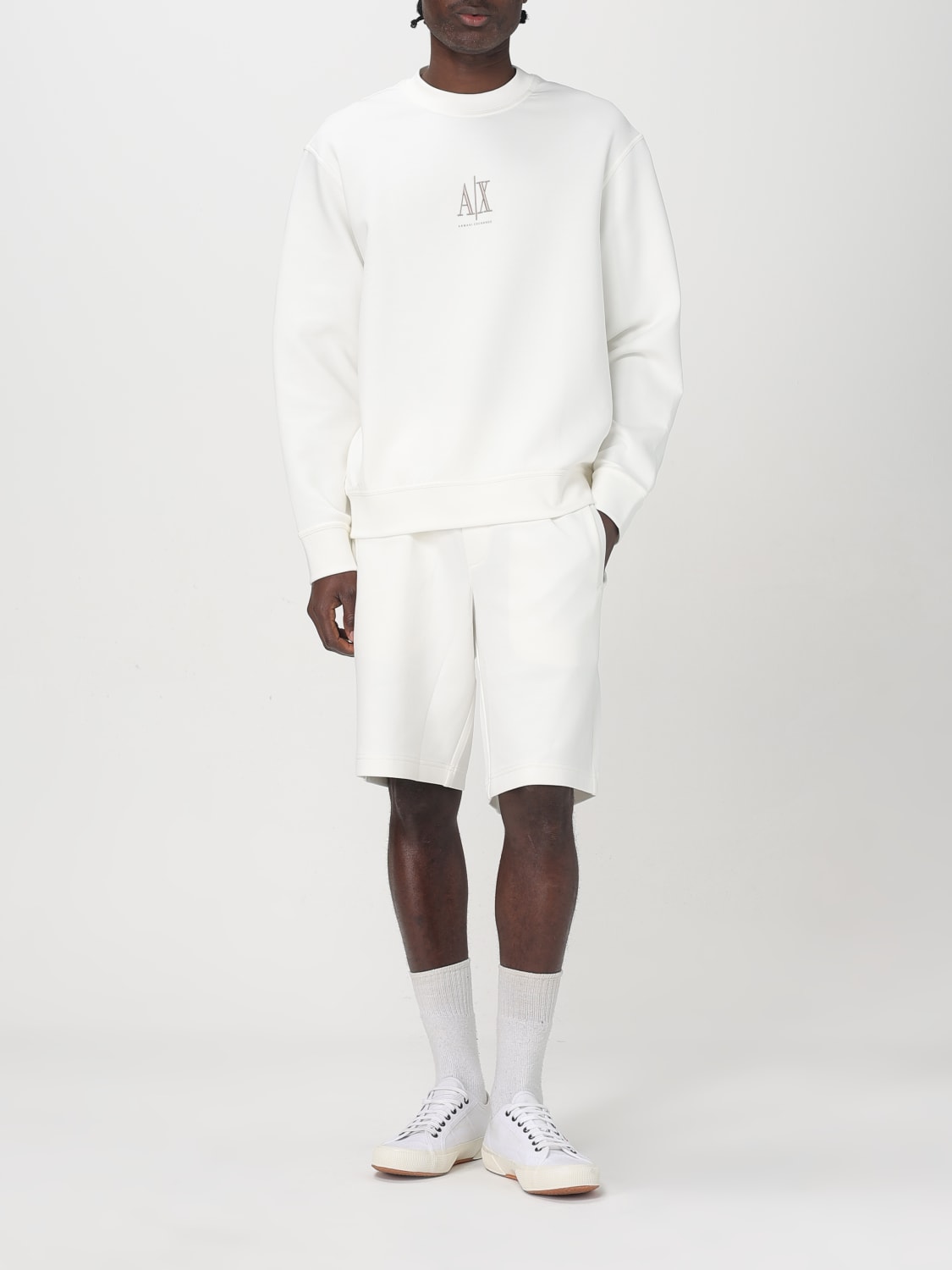 ARMANI EXCHANGE SWEATSHIRT: Sweatshirt men Armani Exchange, White - Img 2