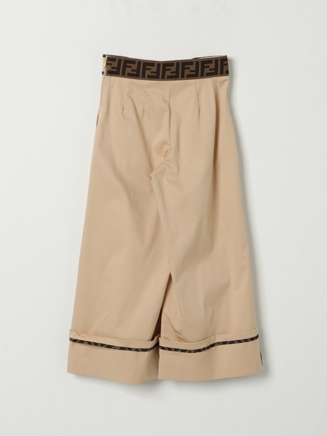FENDI PANTS: Pants kids Fendi, Beige - Img 2