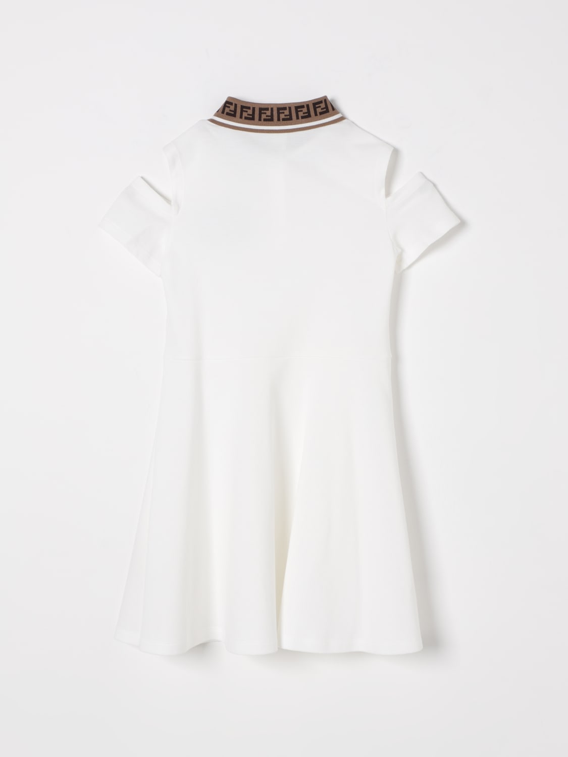 FENDI KLEID: Kleid kinder Fendi, Weiß - Img 2