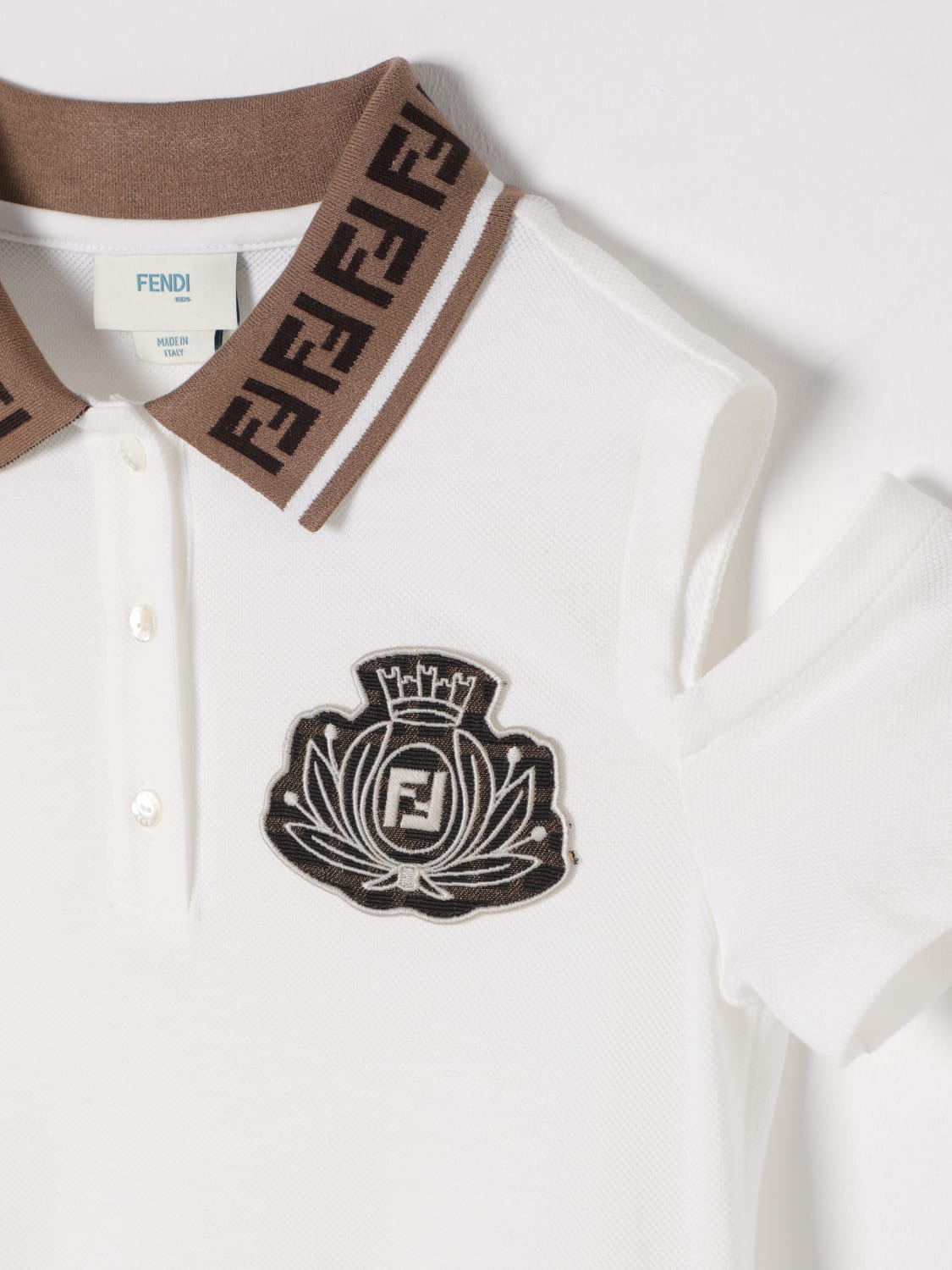 FENDI KLEID: Kleid kinder Fendi, Weiß - Img 3