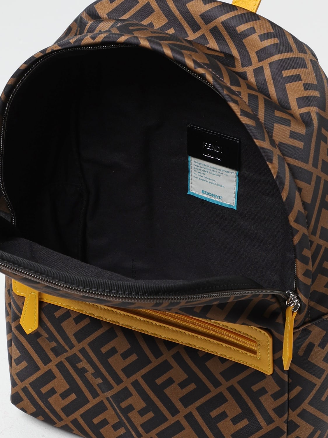 FENDI DUFFEL BAG: Bag kids Fendi, Tobacco - Img 4