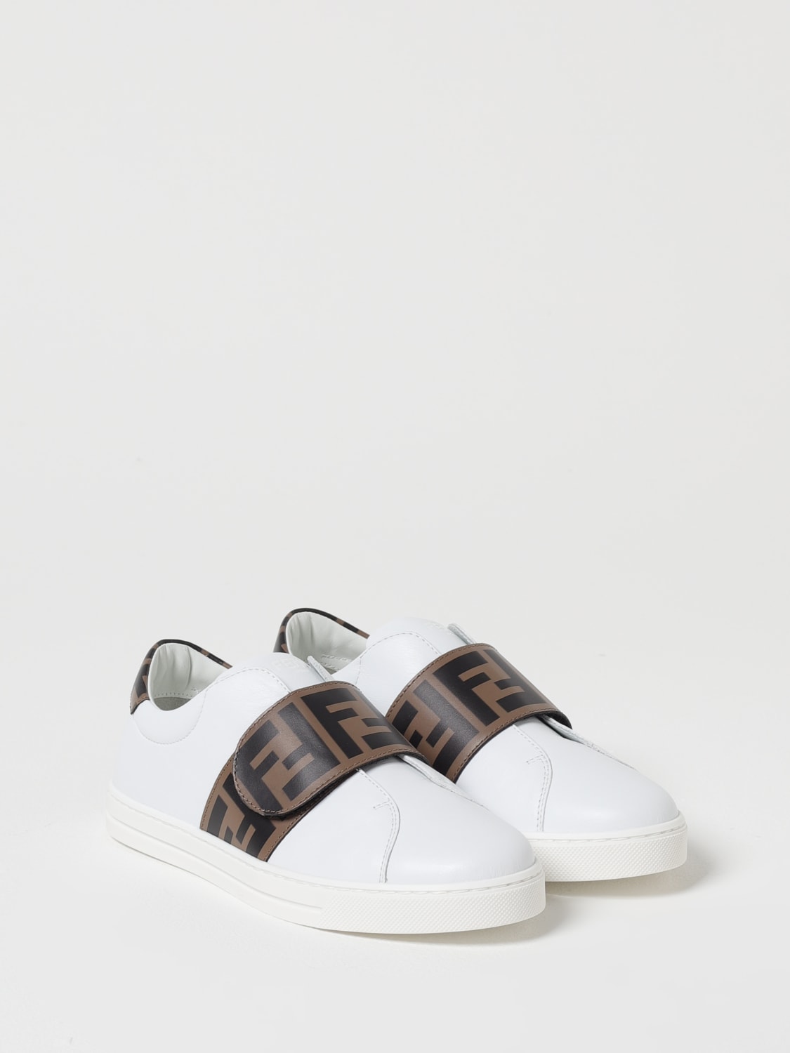 FENDI SNEAKERS: Sneakers kinder Fendi, Weiß - Img 2