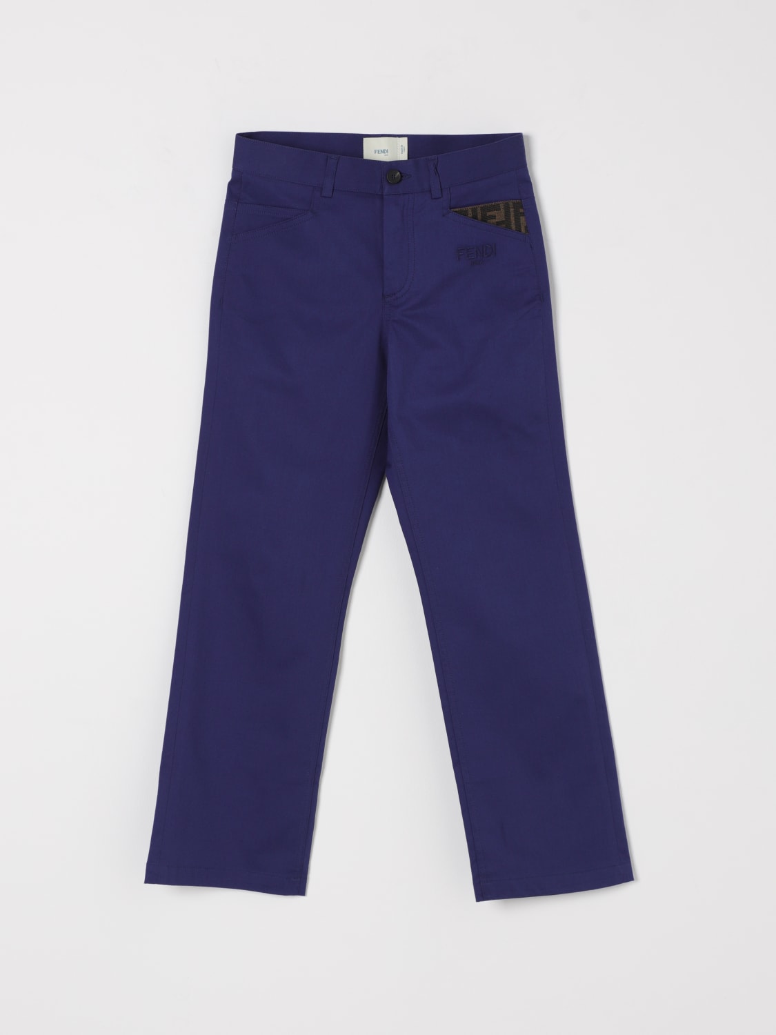 FENDI HOSE: Hose kinder Fendi, Blau - Img 1