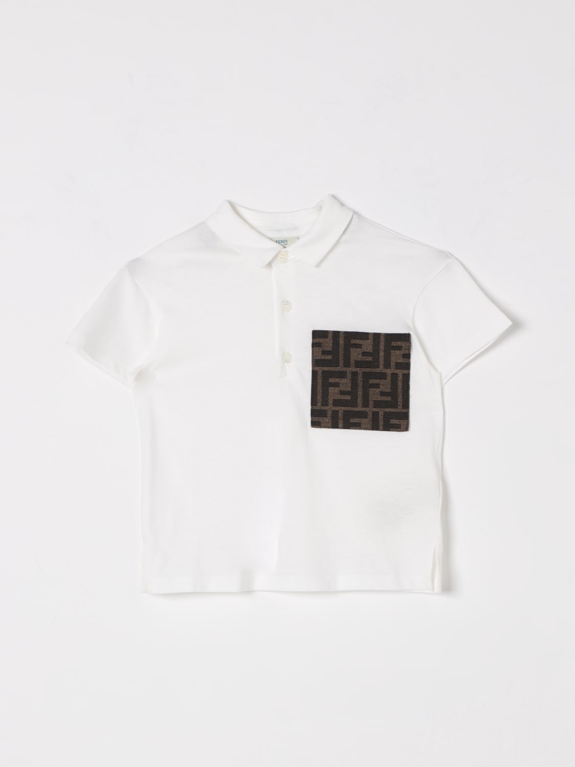 FENDI: T-shirt kids - White | Fendi t-shirt BMI2597AJ online