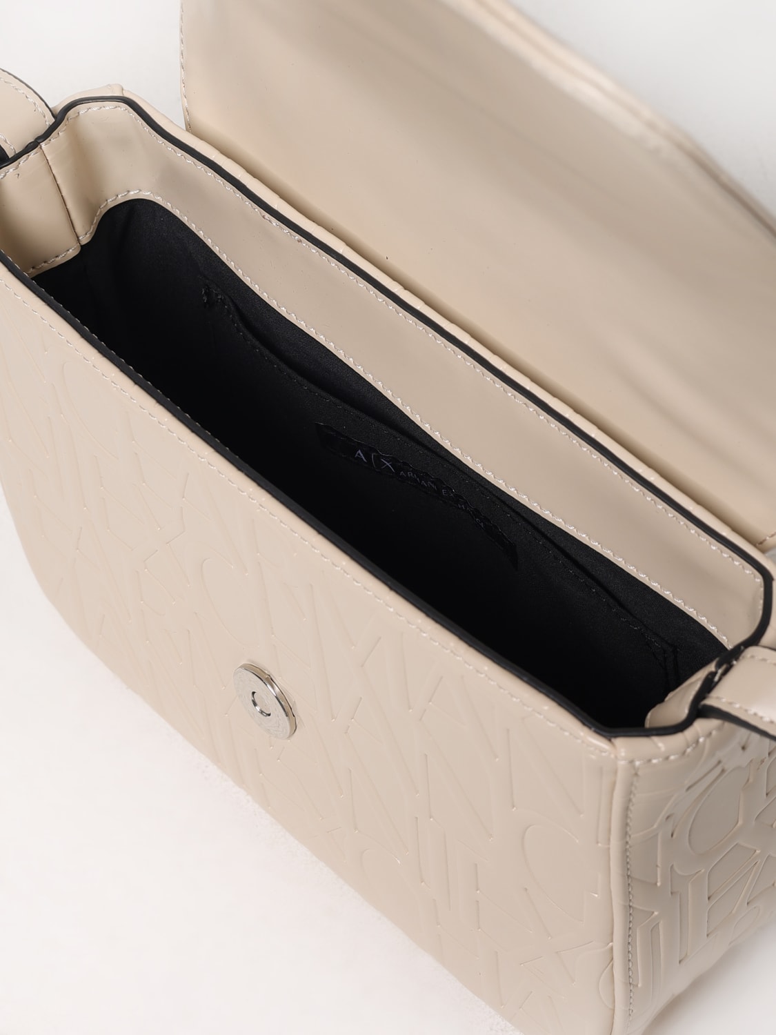 ARMANI EXCHANGE MINITASCHE: Schultertasche damen Armani Exchange, Yellow Cream - Img 3