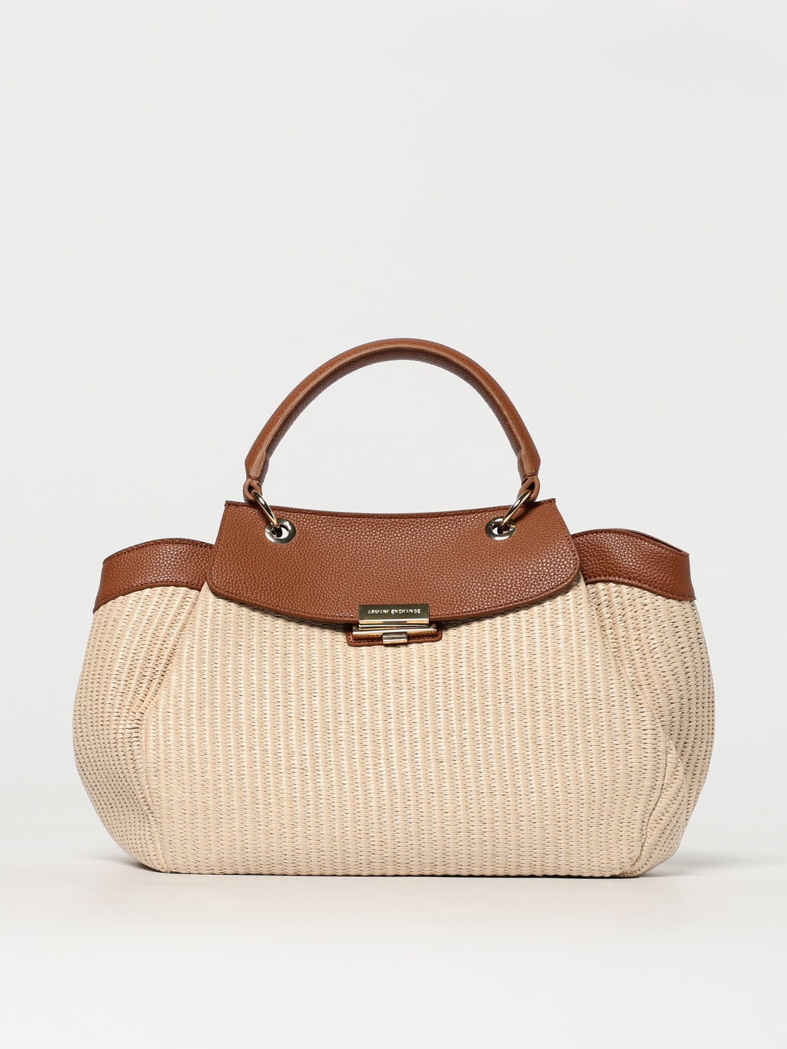 ARMANI EXCHANGE BORSA A MANO: Borsa a mano Armani Exchange, Naturale - Img 1