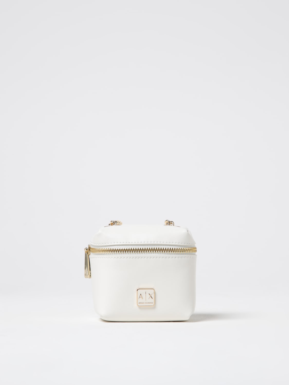 【A/X Armani Exchange】Women's Shoulder Bag Yellow Cream Large shoulder bag with side pockets | Armani Exchange