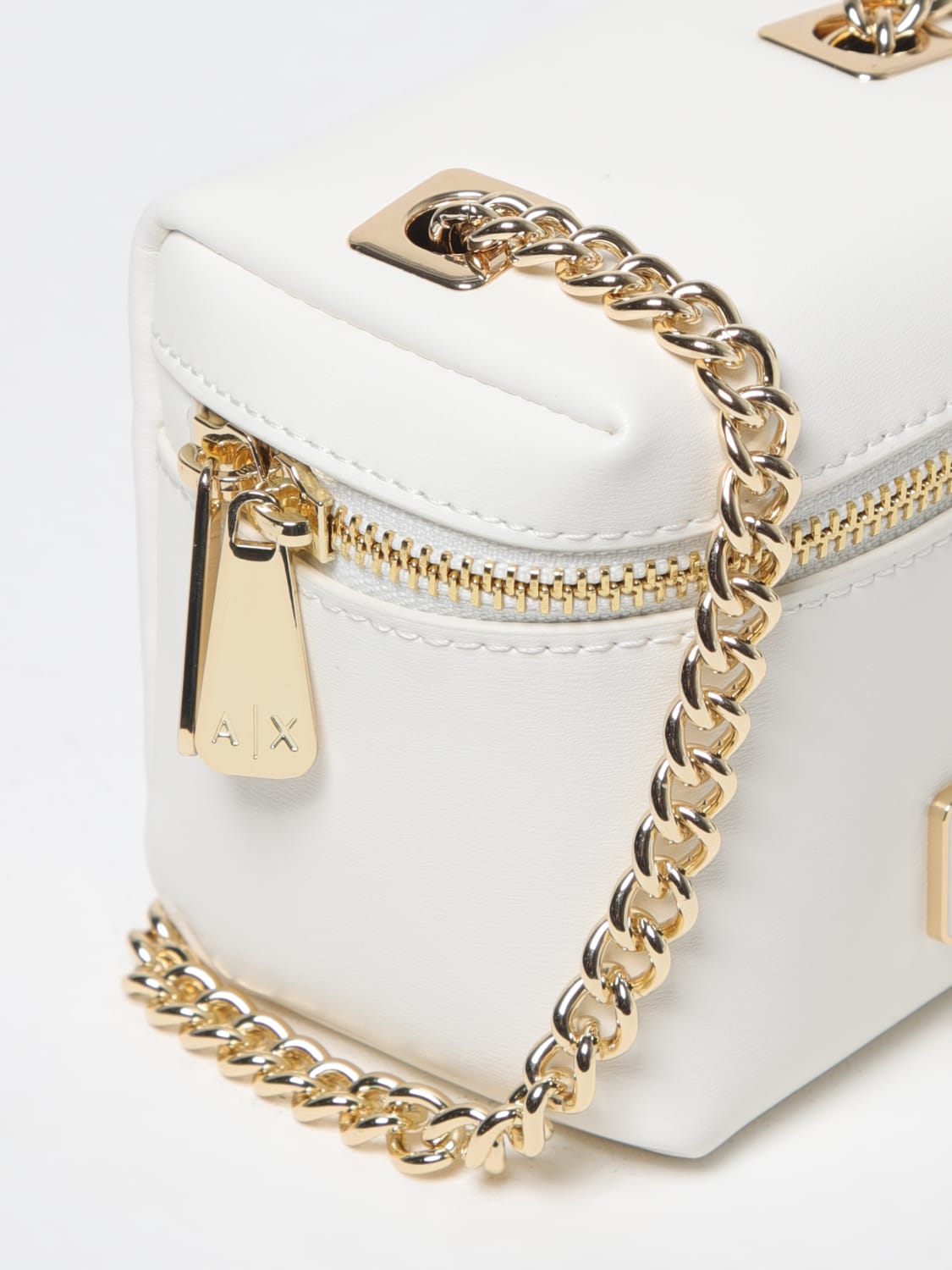 ARMANI EXCHANGE: Shoulder bag woman - Yellow Cream | Armani