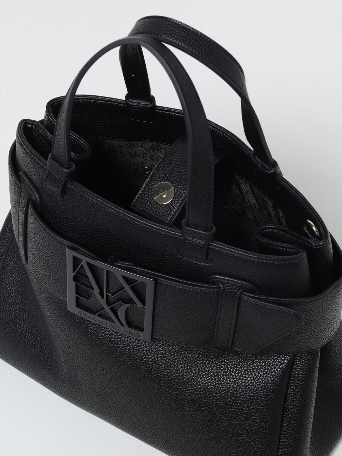 ARMANI EXCHANGE SAC À MAIN: Sac porté épaule femme Armani Exchange, Noir - Img 4