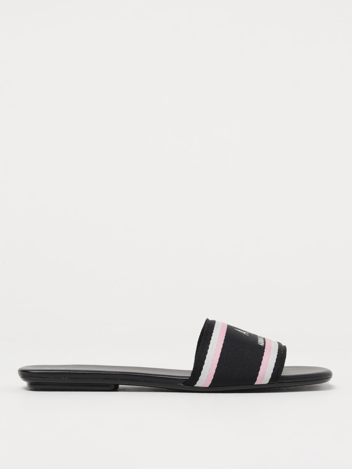 ARMANI EXCHANGE: Shoes woman - Black | Armani Exchange flat