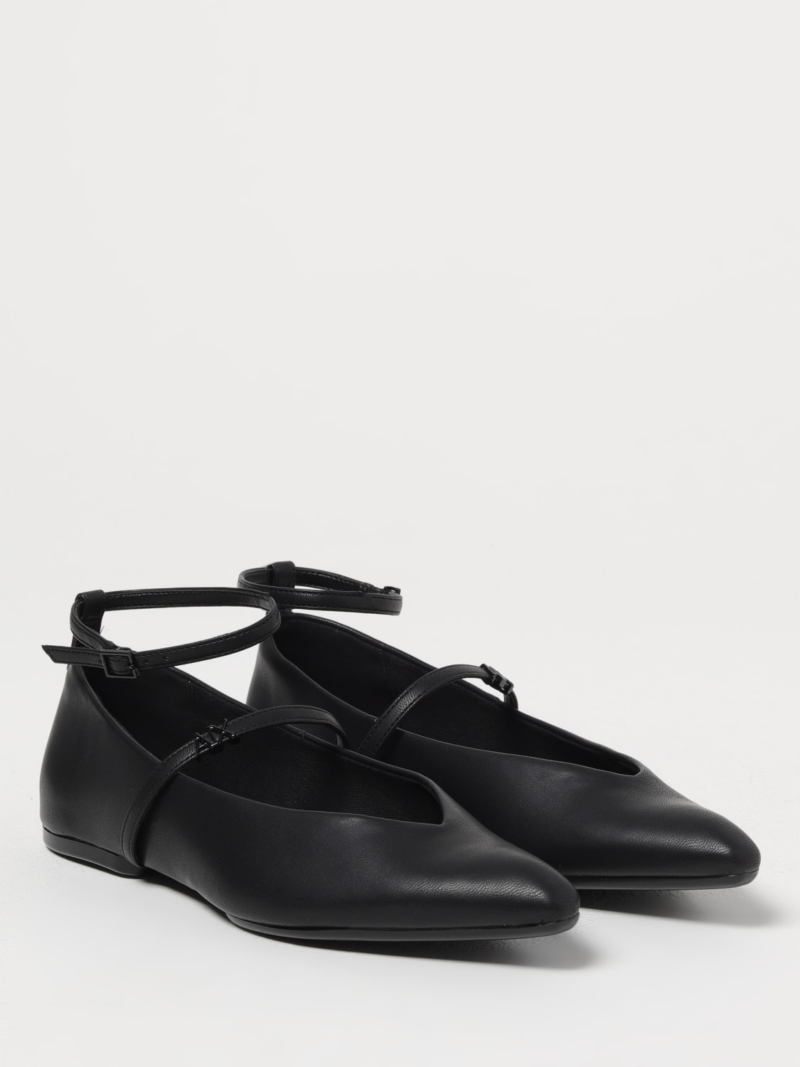 フラットシューズ ARMANI EXCHANGE Woman Flat shoes Black XDD004XV841 2 ARMANI EXCHANGE: Shoes woman - Black | Armani Exchange
