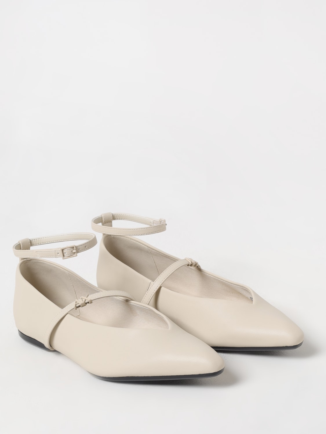 フラットシューズ ARMANI EXCHANGE Woman Flat shoes Black XDD004XV841 2 ARMANI EXCHANGE: Shoes woman - Beige | Armani Exchange