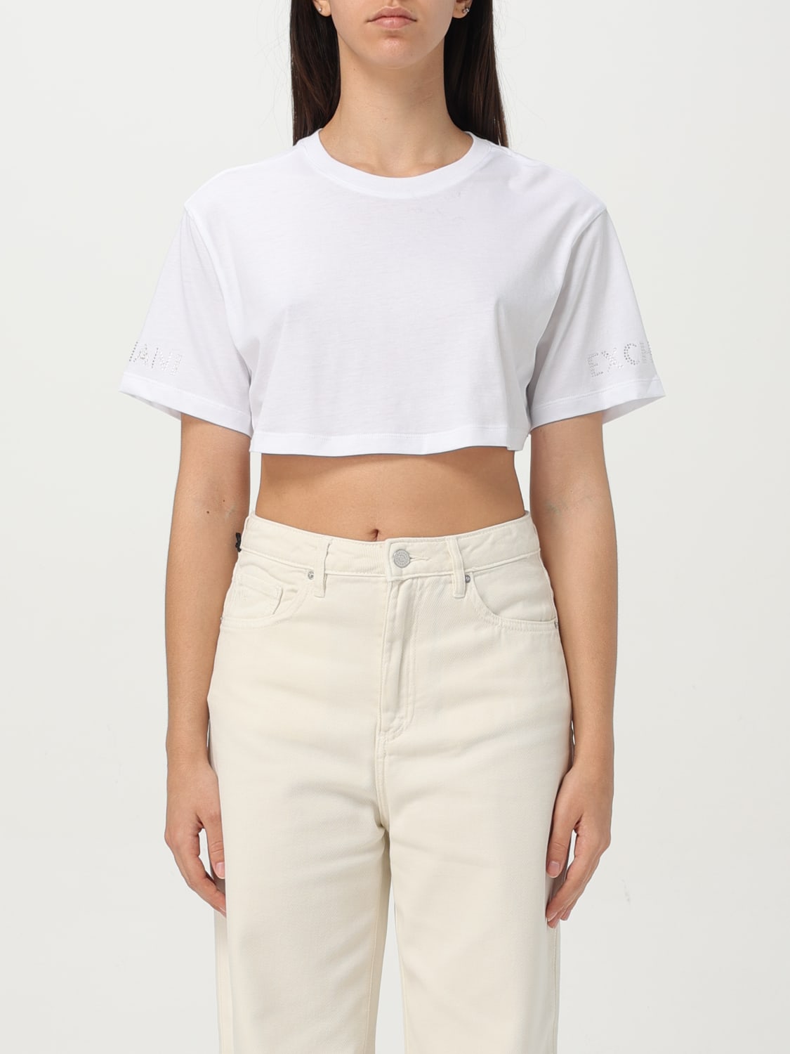 ARMANI EXCHANGE T-SHIRT: T-shirt damen Armani Exchange, Weiß - Img 1