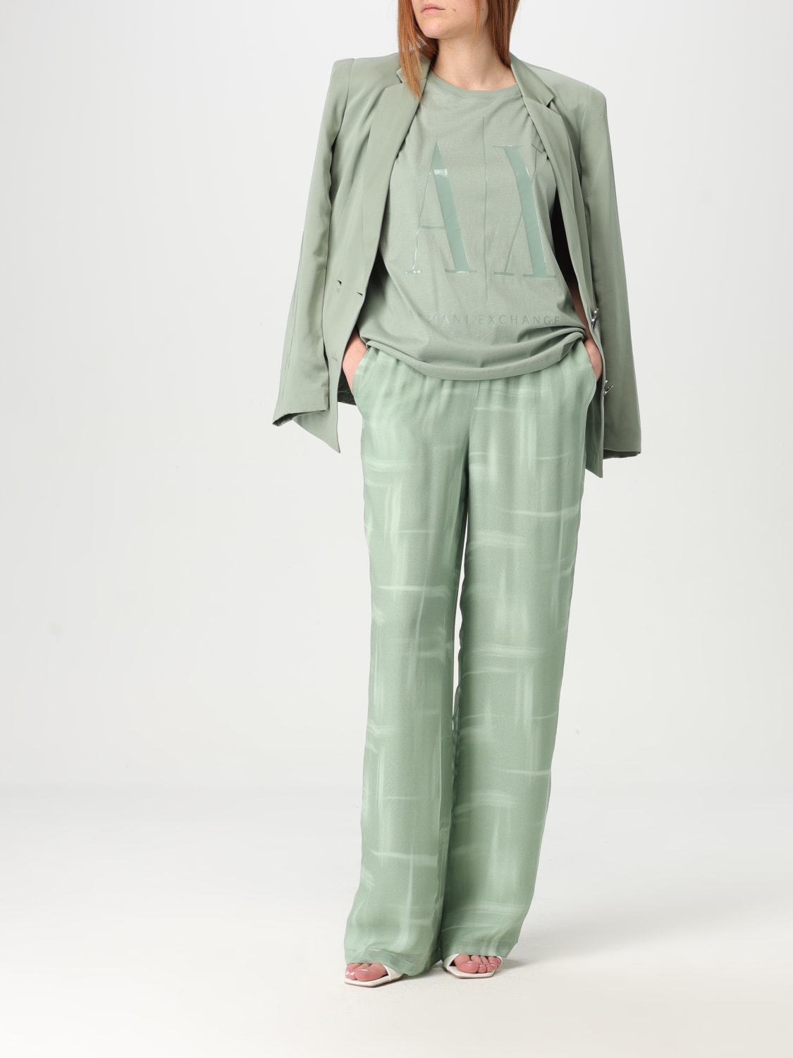 アウターその他 ARMANI EXCHANGE Woman Blazer Green XW000438AF12742 U7231 ARMANI EXCHANGE: Blazer woman - Green | Armani Exchange