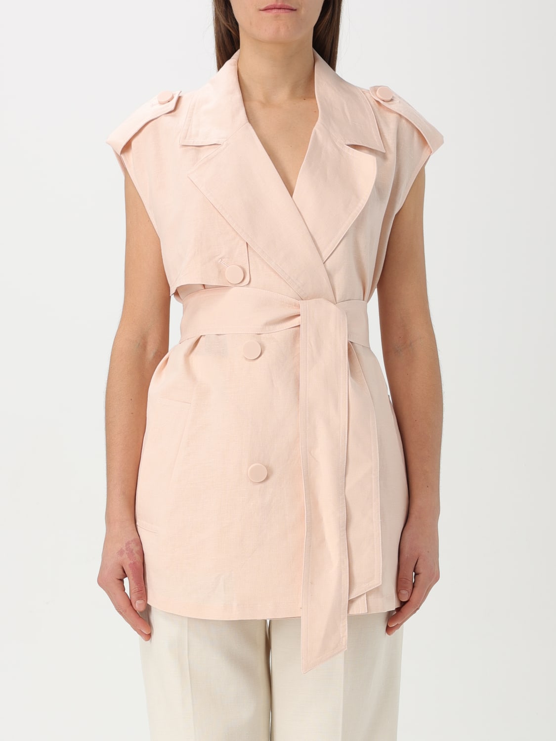 アウターその他 ARMANI EXCHANGE Woman Waistcoat Pink XW000456AF12814 U4105 ARMANI EXCHANGE: Blazer woman - Pink | Armani Exchange