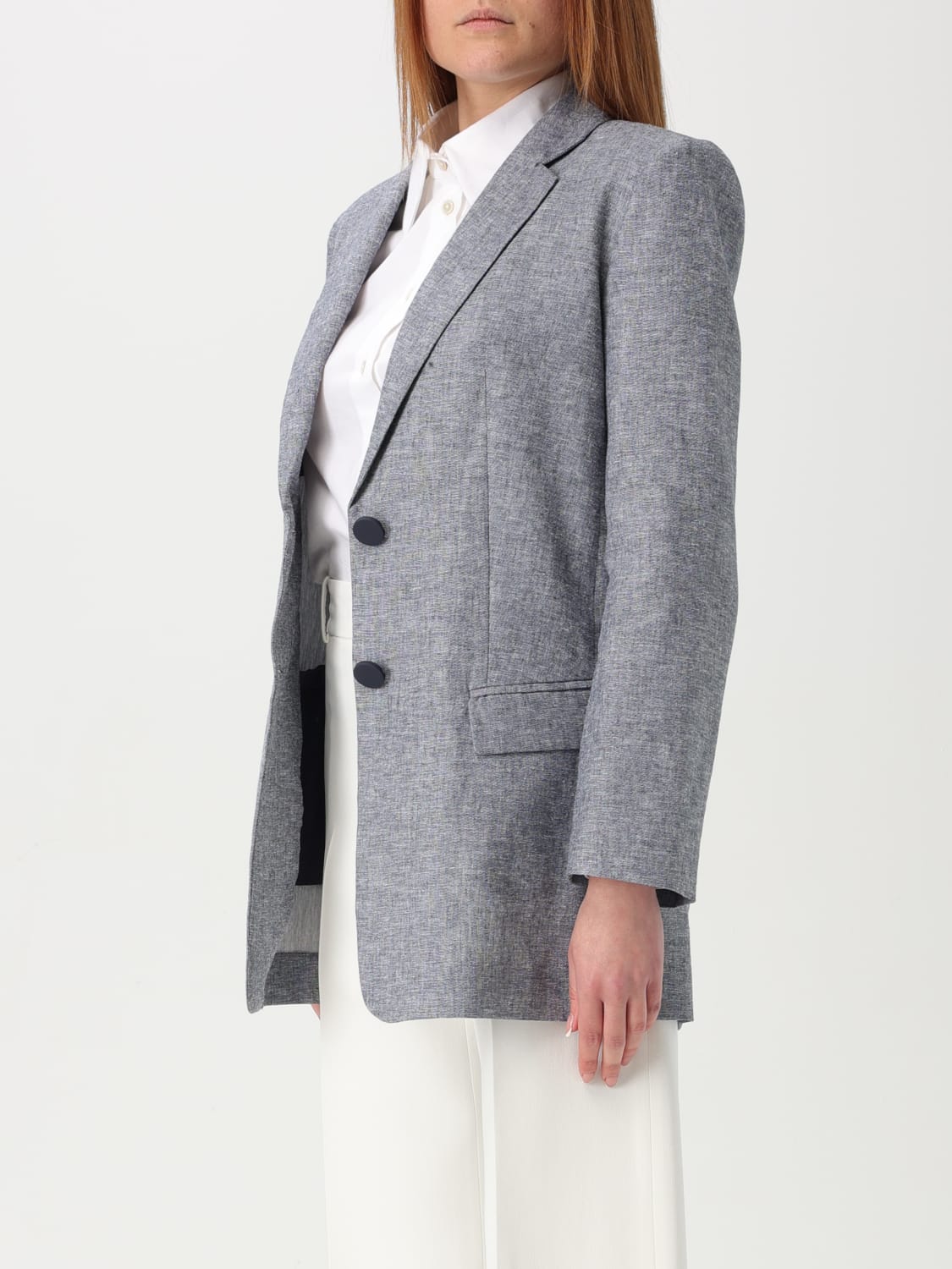アウターその他 ARMANI EXCHANGE Woman Blazer Blue XW000464AF12813 MB088 ARMANI EXCHANGE: Blazer woman - Blue | Armani Exchange