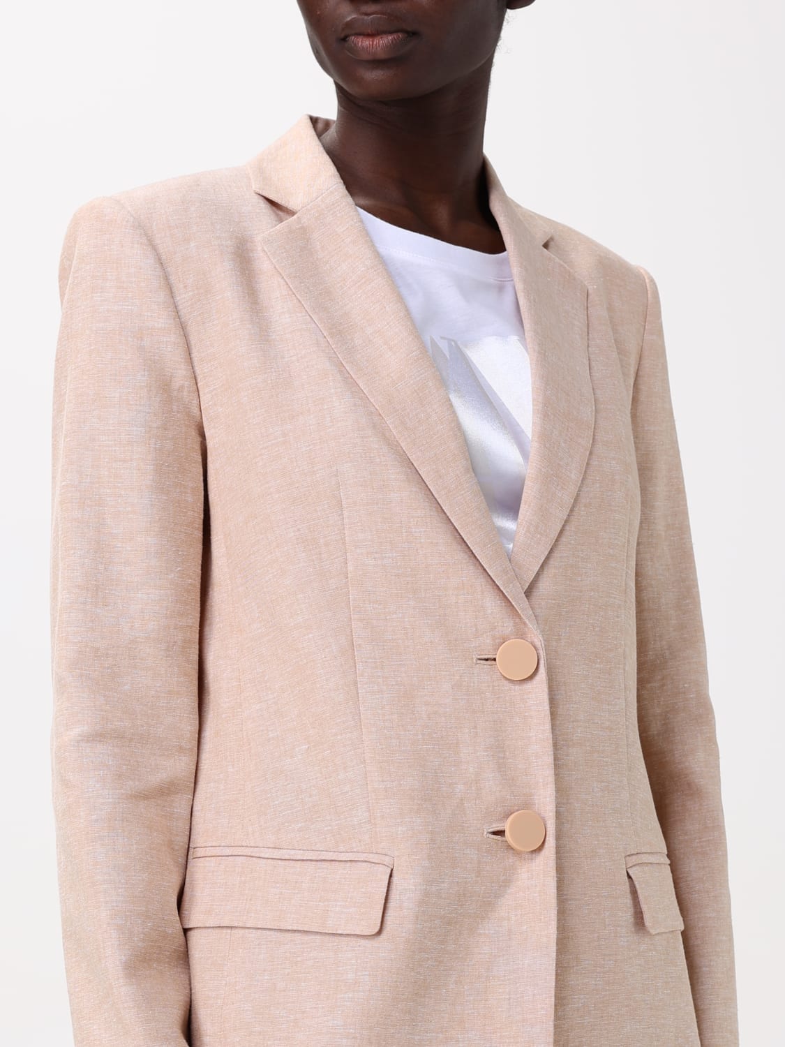 アウターその他 ARMANI EXCHANGE Woman Blazer Beige XW000464AF12813 M1028 ARMANI EXCHANGE Woman Blazer Beige XW000464AF12813 M1028 (A