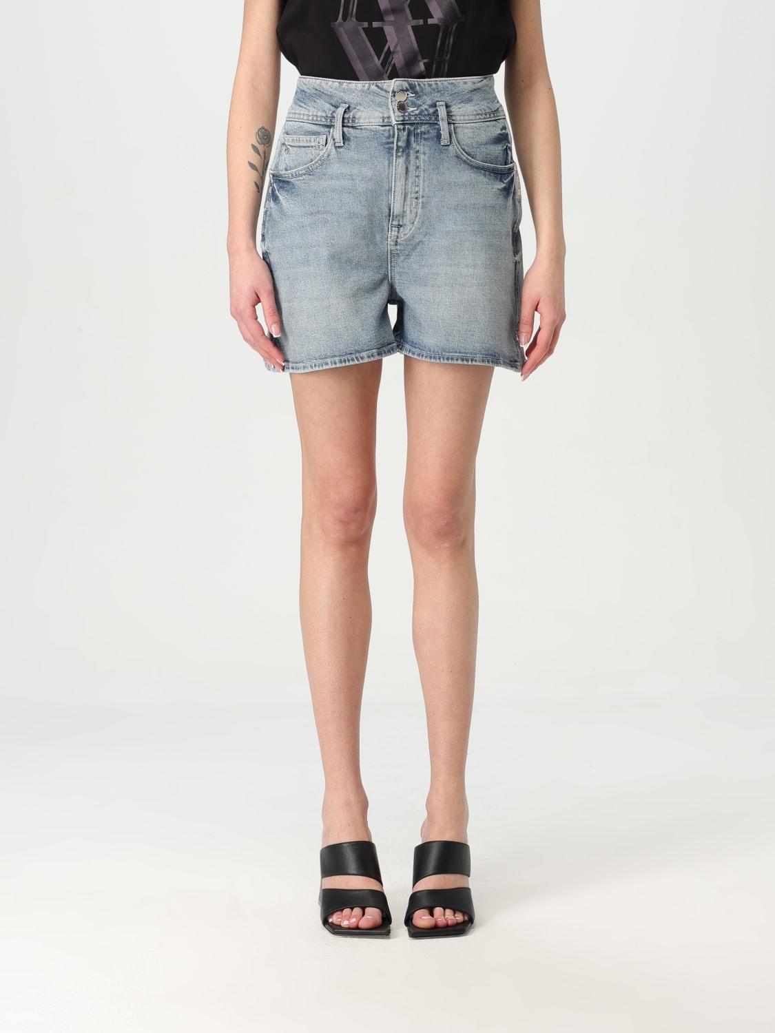 ショートパンツ ARMANI EXCHANGE Woman Short Stone Washed XW001053AF12090 ARMANI EXCHANGE: denim shorts - Stone Washed | Armani