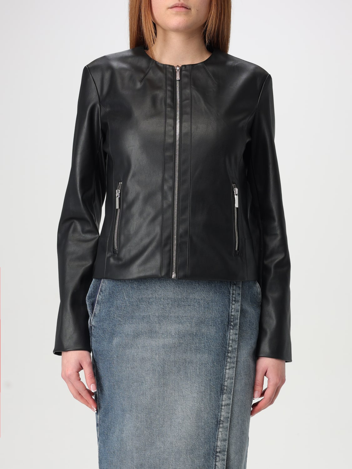 ジャケット ARMANI EXCHANGE Woman Jacket Black 8NYB03YNVLZ 1200 ARMANI EXCHANGE: Jacket woman - Black | Armani Exchange