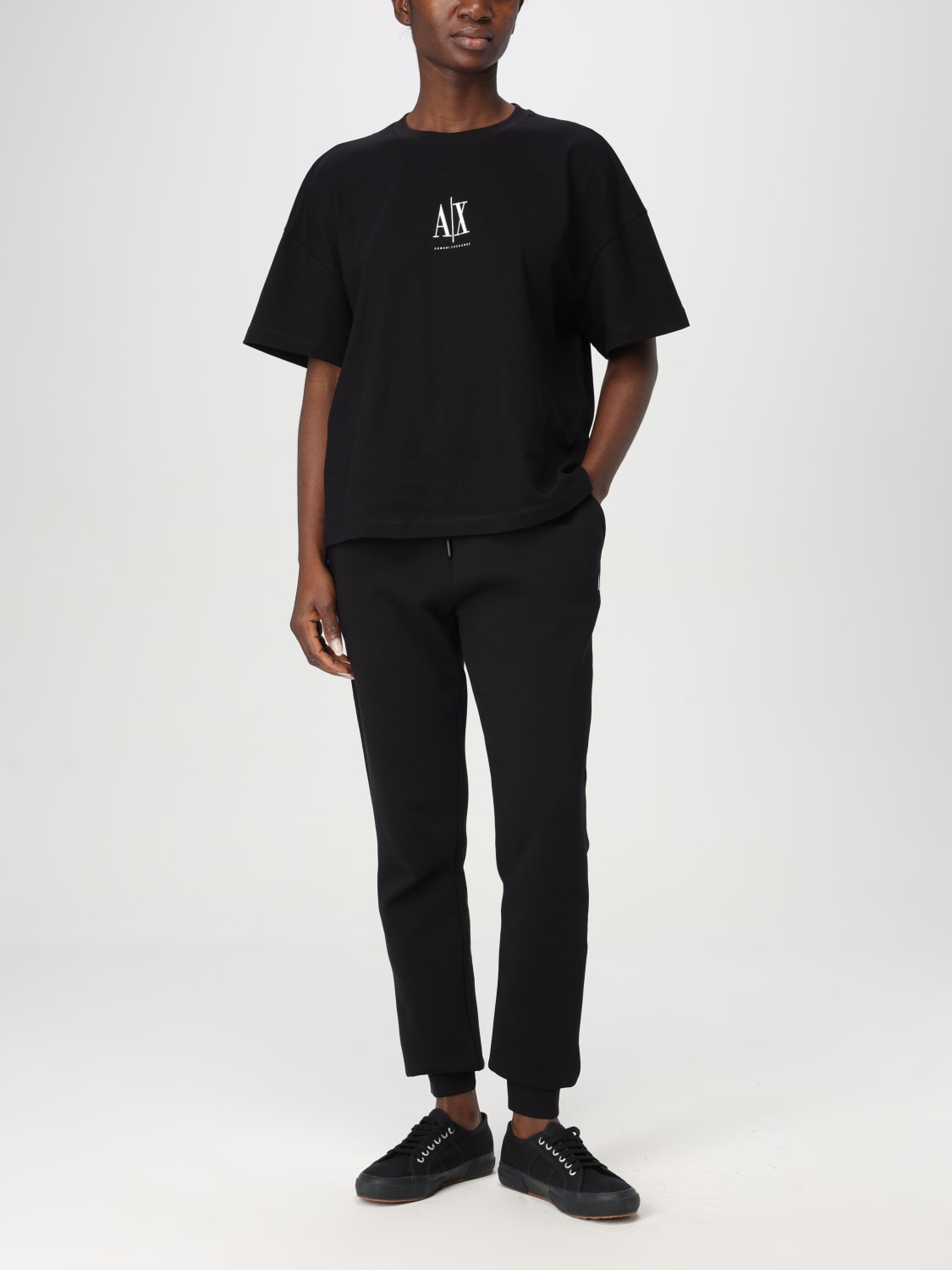 ARMANI EXCHANGE: Pants woman - Black | Armani Exchange pants