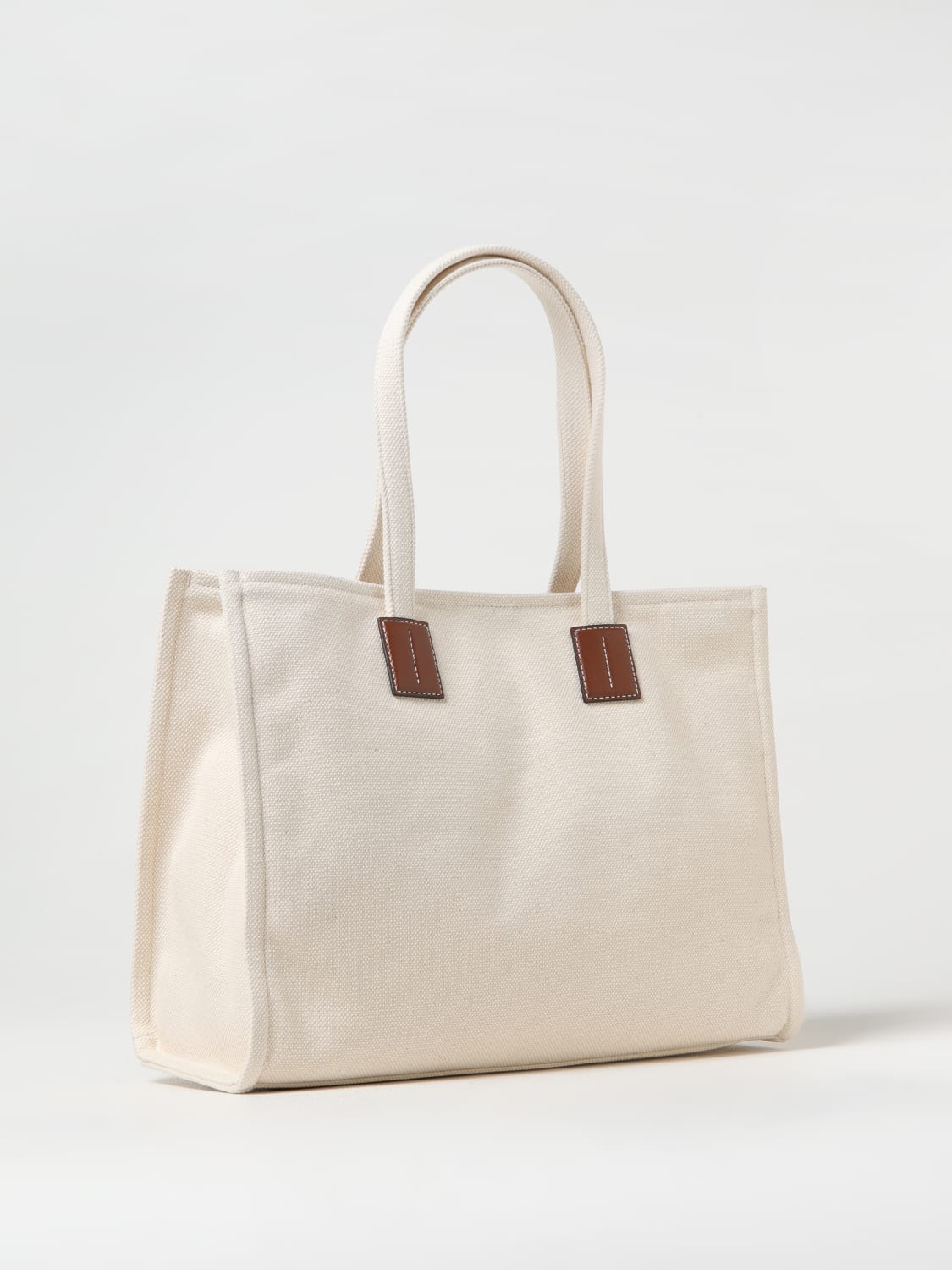 トートバッグ BALLY Woman Tote bags Ecru WAE05CCV011 I135O BALLY: Shoulder bag woman - Ecru | Bally tote bags