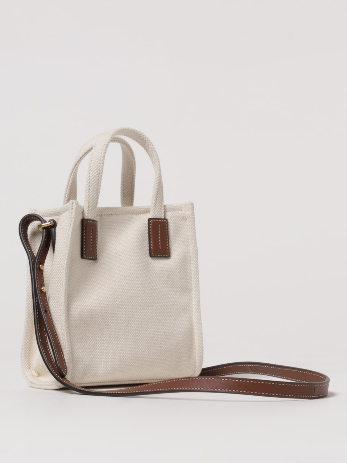 BALLY｜ (WAE05DCV011-I135O) BALLY: Shoulder bag woman - Ecru | Bally mini bag