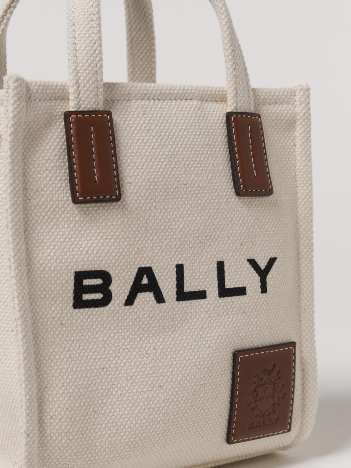 BALLY｜ (WAE05DCV011-I135O) BALLY: Shoulder bag woman - Ecru | Bally mini bag
