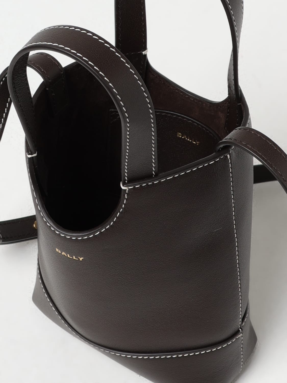 BALLY: Shoulder bag woman - Brown | Bally mini bag