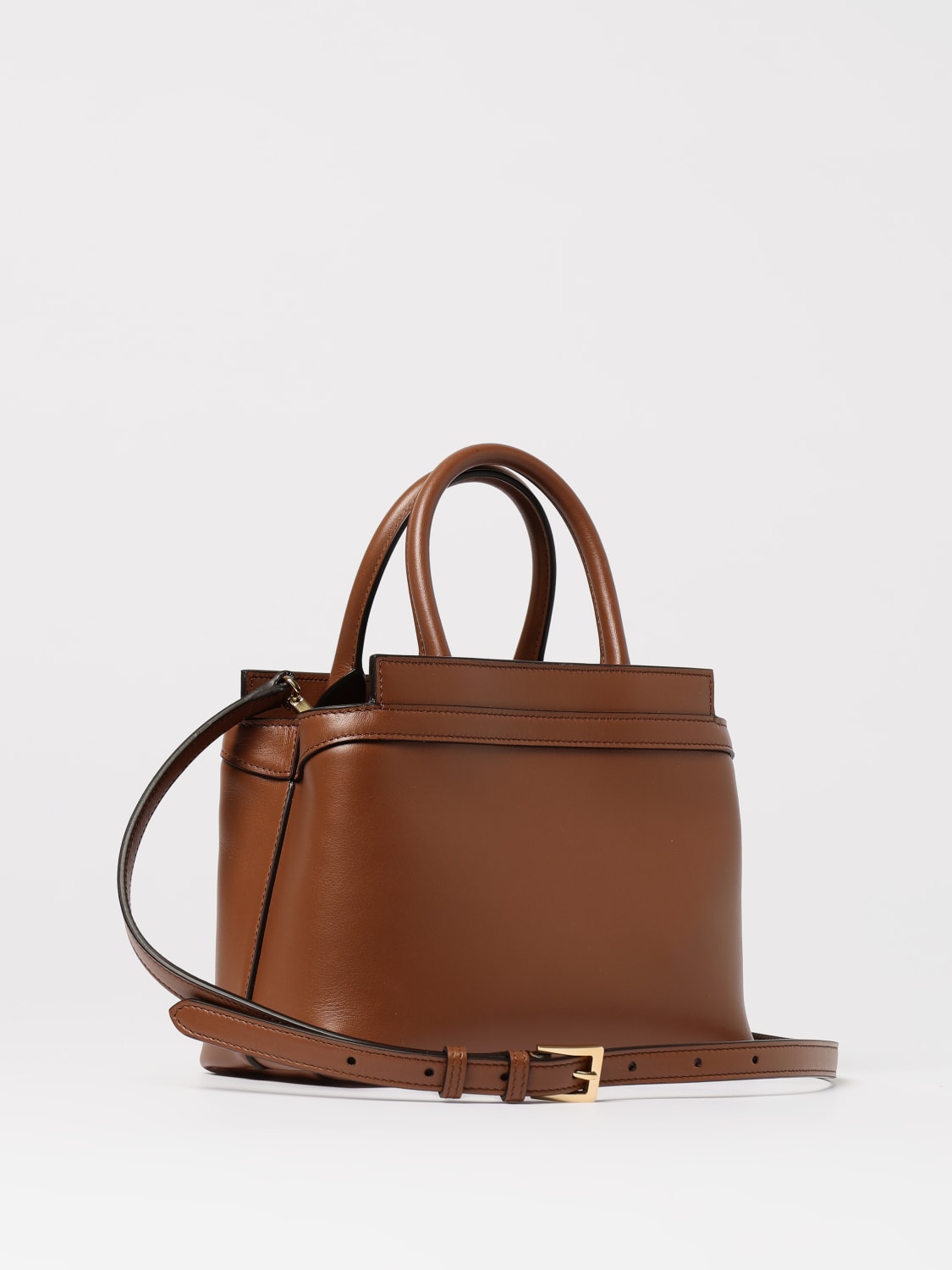 BALLY BORSA MINI: Borsa Deco Small Bally in pelle , Marrone - Img 3