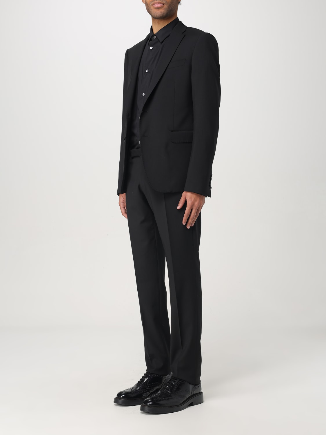 EMPORIO ARMANI 수트: 수트 남성 Emporio Armani, 블랙 - Img 4