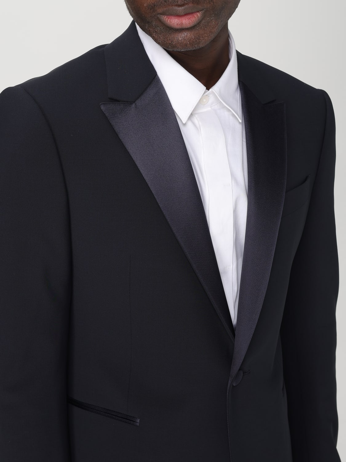 EMPORIO ARMANI 西服套装: 西服套装 男士 Emporio Armani, 海军蓝 - Img 5