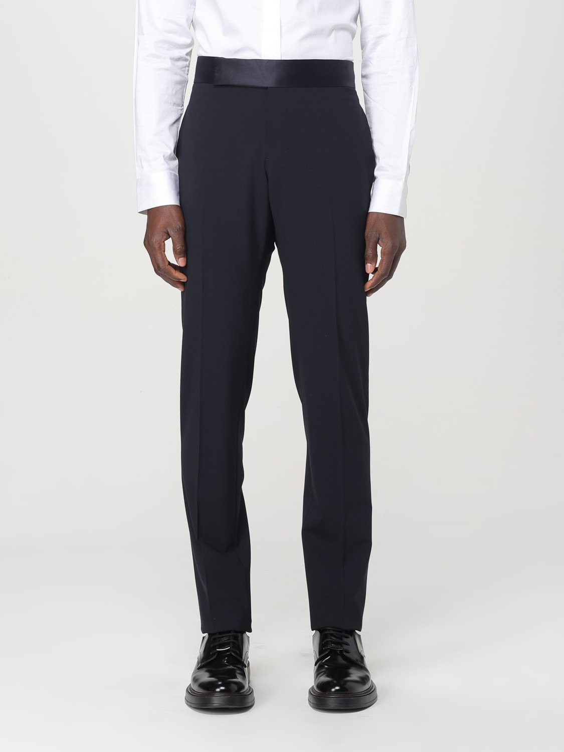 EMPORIO ARMANI 西服套装: 西服套装 男士 Emporio Armani, 海军蓝 - Img 6