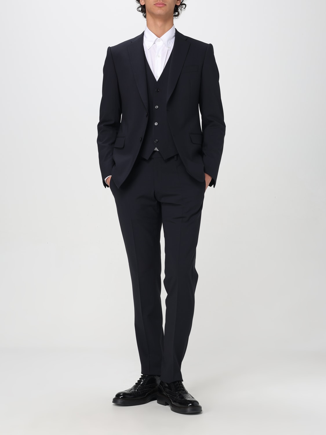 EMPORIO ARMANI SUIT: Suit men Emporio Armani, Navy - Img 2