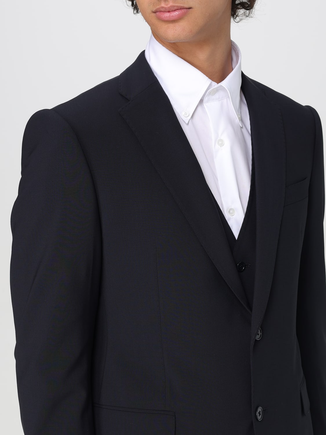 EMPORIO ARMANI SUIT: Suit men Emporio Armani, Navy - Img 5