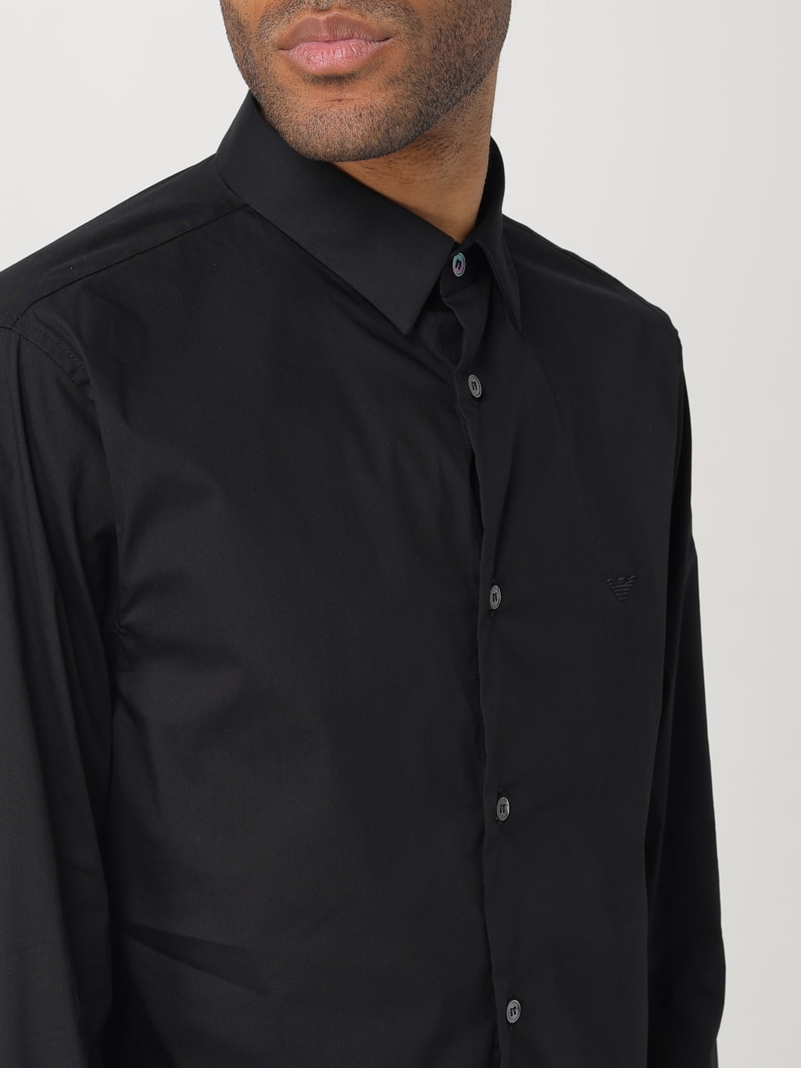 EMPORIO ARMANI SHIRT: Shirt men Emporio Armani, Black - Img 3