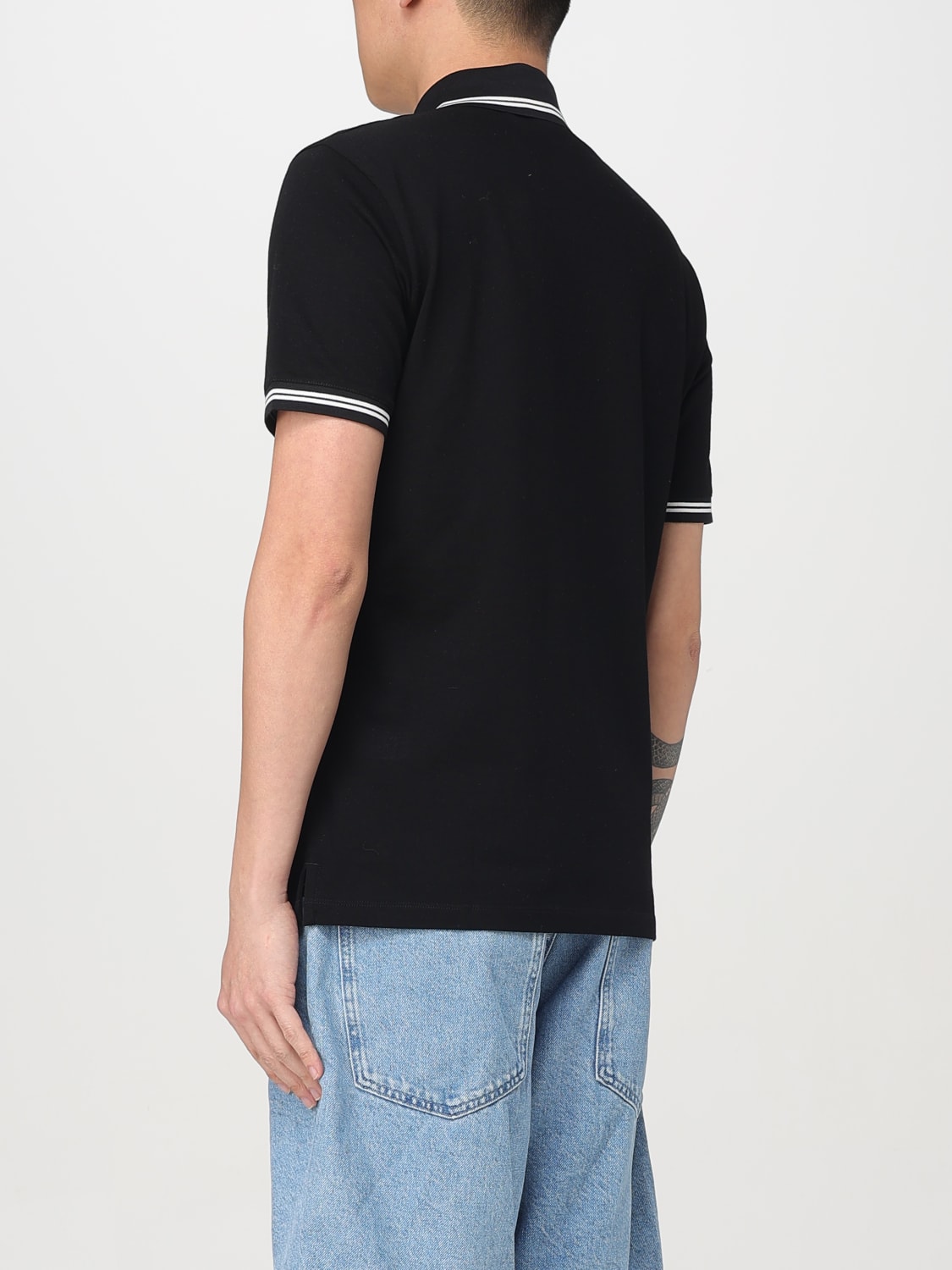 Tシャツ・カットソー EMPORIO ARMANI SS25 POLO (EM000852AF12955 FC188) EMPORIO ARMANI: Polo shirt men - Black | Emporio Armani polo